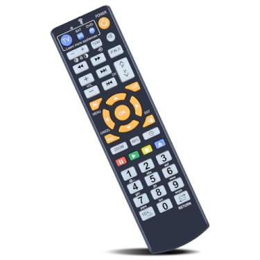 Imagem de Controle remoto universal IR Learning para Smart TV VCR CBL DVD SAT STR-TV CD VCD HI-FI 3 em 1 controlador programável L336 com função de aprendizado