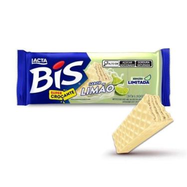 Imagem de Kit c/ 4 Chocolate Bis Lacta Limao 100g