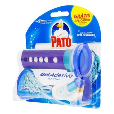 Imagem de Detergente sanitario gel adesivo marine 38g Pato