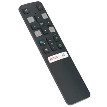 Imagem de Controle remoto de voz substituído RC802V para Smart TV TCL Android 32S330 40S330 43S434 43P30FS 42S6500 43P715 32A323 40A323 50S434 50P715 55S434 65P71 5 65S434 70S430 75P715 75S434 85P715 100P715