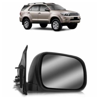 Imagem de Retrovisor Externo Hilux Sr 2005 2006 2007 2008 2009 2010 2011 Preto -