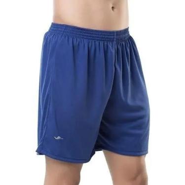 Imagem de Short Masculino Adulto para Futebol e Academia Elite, P, Azul marinho