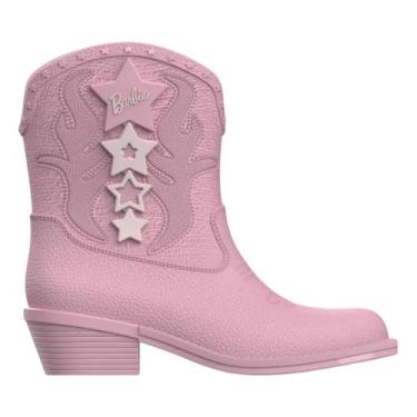 Imagem de Bota grendene kids barbie western 23227, Rosa cl bege, 31