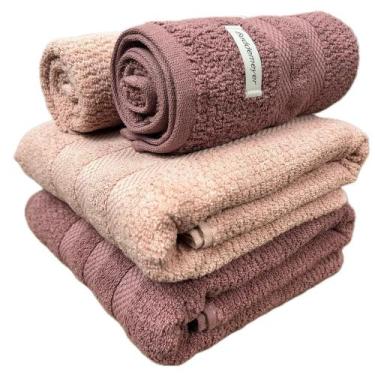 Imagem de Jogo Toalha Banho Buddemeyer Vanilla Extra Soft Algodão 4pçs, ., VELVE