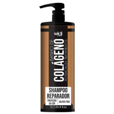 Imagem de Shampoo Reparador Capilar Banho De Colágeno Widi Care Tratamento Sem S
