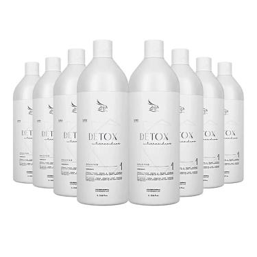 Imagem de Kit 8 Shampoo Anti-resíduos Detox Zap Limpeza Profunda 1 Litro