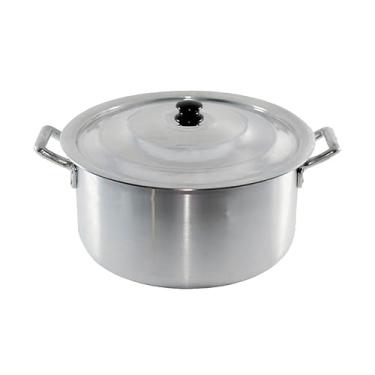 Imagem de Caçarola Hotel Panela Industrial Alumínio Tampa 45cm 34,9L