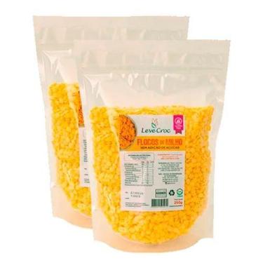 Imagem de Kit 2X: Flocos de Milho Natural Sem Glúten Leve Croc 250g - Leve Crock