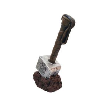 Imagem de Martelo Thor Resina 18Cm - Armazém Geek