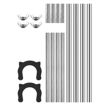 Imagem de Ioensy Kit de reparo de suporte de pia embutido, resistente, multifuncional, antiderrapante, para pernas de pia, para lavatório, banheiro, cozinha, 53 Cm a 63 Cm