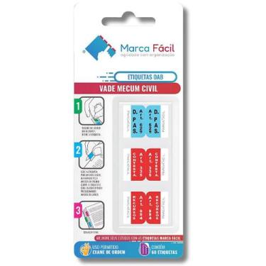 Imagem de Etiquetas Marca Fácil Vade Mecum Civil Oab - Organize suas Consultas