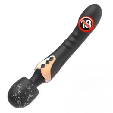 Imagem de Vibrador varinha mágica Luxo toque macio 10 modos de vibração e Recarregável(BRANCO)