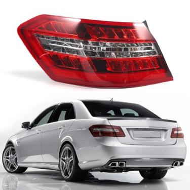 Imagem de ZXMT Conjunto de lâmpada traseira LED externa compatível com Mercedes Benz W212 E350 E550 E63 AMG 2010 2011 2012 2013 Lâmpada traseira de cozimento 2129060758 MB2804106 (lado esquerdo do motorista)