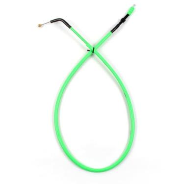 Imagem de Cabo de embreagem Arashi para Kawasaki Z1000 2010-2013, linha de fio inoxidável e acessórios de reposição de motocicleta de borracha peças verdes