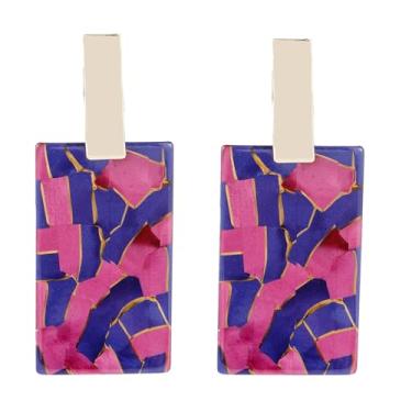 Imagem de leegood 6 estilos de brincos hipoalergênicos para mulheres | Joia versátil e leve (4,5-8 g) | Conjunto de brincos de dia para noite | Seguro para pele sensível (colar com inspiração em pedra crua