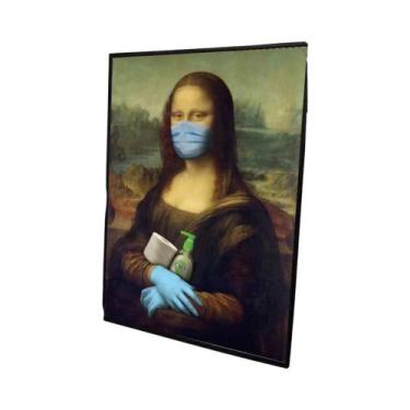 Imagem de Engraçado Mona Lisa Toilet Poster Autoadesivo À Prova D'água Arte Ades