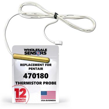 Imagem de Wholesale Sensors Pentair 470180 Sonda termistora de substituição para aquecedor de piscina/spa MiniMax e PowerMax