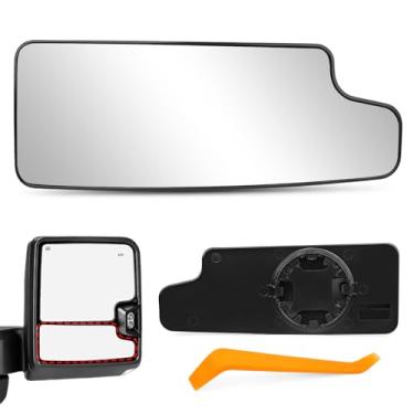 Imagem de Riloer Espelho retrovisor automotivo, espelho de reboque convexo para caminhões, 84301409, 84301408, compatível com Chevrolet Silverado 1500 2019-2025 (1 peça, frente direita)