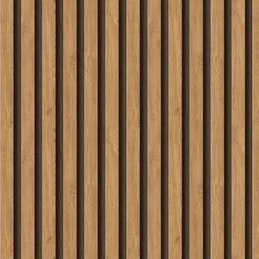 Imagem de Papel De Parede Madeira Adesivo Ripado 10 Metros Lavável 3d Autocolant