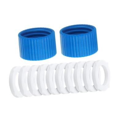 Imagem de Ｂｅｓｇａ Kit de acoplamento para filtro de água à prova de vazamentos de 28 mm com vedação para garrafa de água para camping, montanhismo e uso externo, com 10 Arruelas