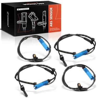 Imagem de A-Premium Sensor de velocidade da roda ABS dianteiro e traseiro 4 peças compatível com modelos BMW - E83 Series X3 2004-2010