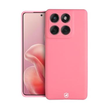 Imagem de Gshield Capa Case Capinha Silicon Veloz para Motorola (Rosa, Moto Edge 60 / Edge 60 Fusion)