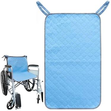 Imagem de MatFirsmo Almofadas de cadeira impermeáveis para incontinência, almofadas laváveis reutilizáveis para cadeira de rodas com alças, capa de cadeira de rodas altamente absorvente para adultos e idosos