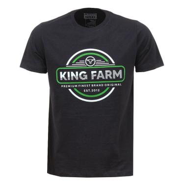 Imagem de Camiseta Masculina Preta King Farm 37645