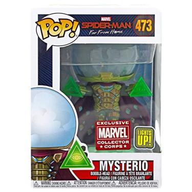Imagem de Funko Pop Spider-man Far from Home 473 Mysterio Lights Up Exclusive