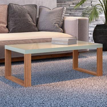 Imagem de Mesa de Centro Industrial 100% Mdf Off White/Freijó F12 - Pradel