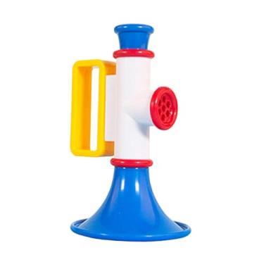 Imagem de menolana Trompete brinquedo festa favores brinquedo de viagem presente do feriado presente de aniversário para crianças colorido clássico brinquedo fabricante, branco