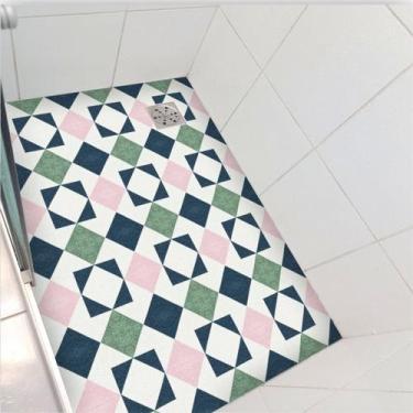 Imagem de Adesivo piso box granilite mosaico antiderrapante - Colacomigo