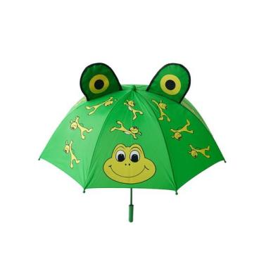 Imagem de Guarda-chuva Infantil Bichinhos Automatico Apito VERDE2 - Voyagem