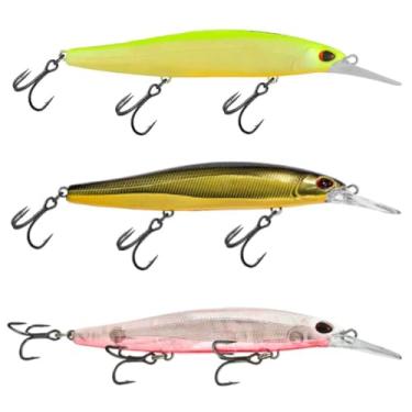 Imagem de Marine Sports, Kit 3 Iscas Artificiais Marine Sports Invader MR 110 11cm 17g Floating Cor:Kit 3