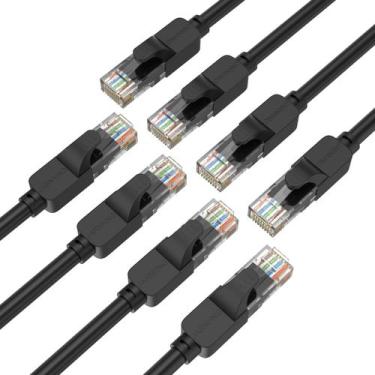 Imagem de Cabo Ethernet JARNHNG Cat 6 20 pés/6 m interno/externo 10 Gbps