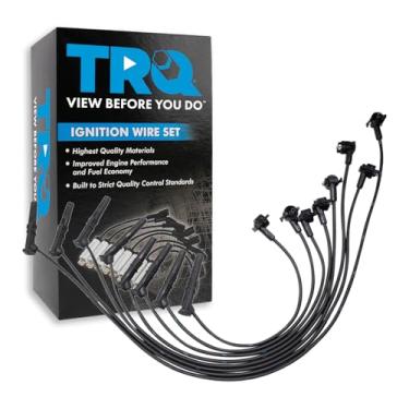 Imagem de TRQ Kit de fio de vela de ignição para motor de ignição ajuste direto para Lincoln Town Car Ford Crown Vic