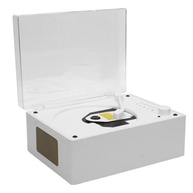 Imagem de Sanpyl Controle Remoto Portátil 5.0 BT CD Player Com 2 Alto -falantes Construídos, CD, CD R, CD RW e USB para Aprendizado de Idiomas, Histórias de Dormir e Música (Cor de grão de madeira branca)