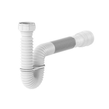 Imagem de Sifão Sanfonado Extensível Censi 1,5M Branco