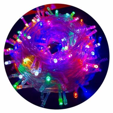 Imagem de Cordão 500 Leds 8 Funções 50 Metros Prova Dágua Decorações - LuvinCo, 