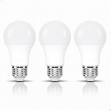 Imagem de Lâmpada Bulbo Led Econômica de 9w 3000k Branco Quente Luz Amarela para Ambientes Aconchegantes E27 Bivolt 127v e 220v (3)