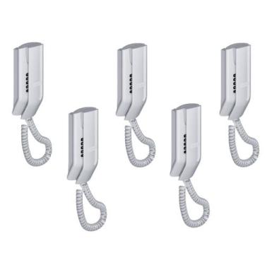 Imagem de Kit 5 monofone dedicado apartamento tdmi 300 intelbras condominio - IN