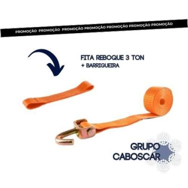 Imagem de Cinta caminhão reboque 3 tonelada x 3 mts com barrigueira - JR INDUSTR