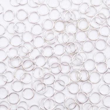 Imagem de Argola Elo Chaveiro Metal 4mm 6mm 8mm 10mm Cores 100pçs Escolha o Tipo