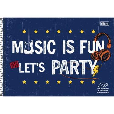 Imagem de Caderno de desenho tilibra D+ milimetrado 96 folhas