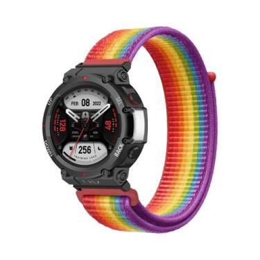 Imagem de Pulseira De Nylon Unissex Para Huami Amazfit T-REX 3/2 Smart Watch Ban