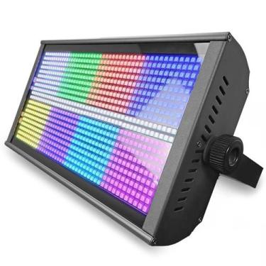Imagem de Strobo Led Rgbw Smd Profissional Dmx 1000w Efeitos 3 Em 1 - Briwax