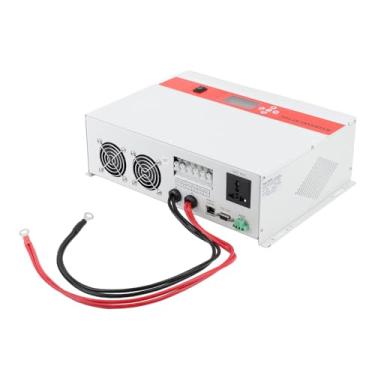 Imagem de Luocute Inversor de Onda Senoidal Pura 800W, Inversor de Energia Solar 12V Off Grid, Estabilizador de Tensão Inversor de Onda Senoidal Pura 30A Solar PWM Carregador Com Potência Estável