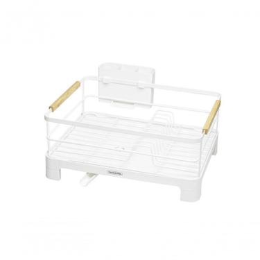 Imagem de Escorredor De Louça Tramontina Plurale Branco Com Secador E Porta Talheres