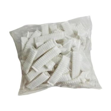 Imagem de Generic Mangas de filtro para aspiradores de pó não tecido, ajuste universal, respirável, branco, instalação rápida, saco de pó leve e ajustável, 50 Peças