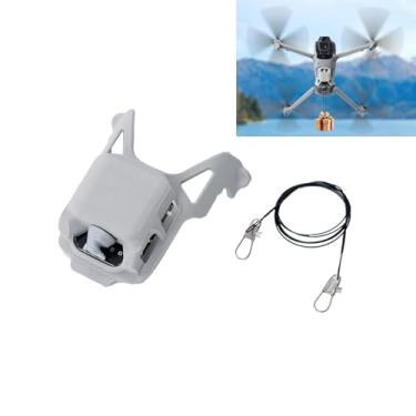 Imagem de LICHIFIT Sistema de drone Airdrop para DJI Air 3S lançador fotossensível transporte entrega carga útil dispositivo de queda de ar